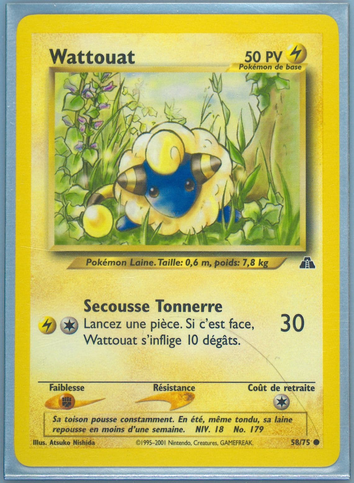 Wattouat French (58) 2001 Pokemon Neo Discovery