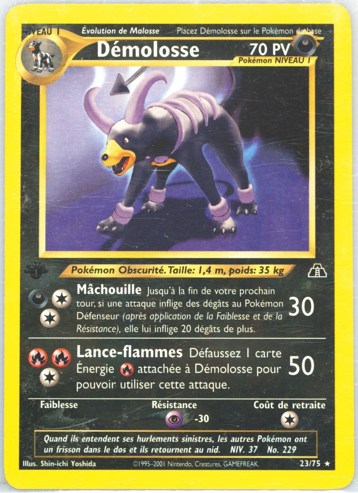 Demolosse French-1st Edition (23) 2001 Pokemon Neo Discovery