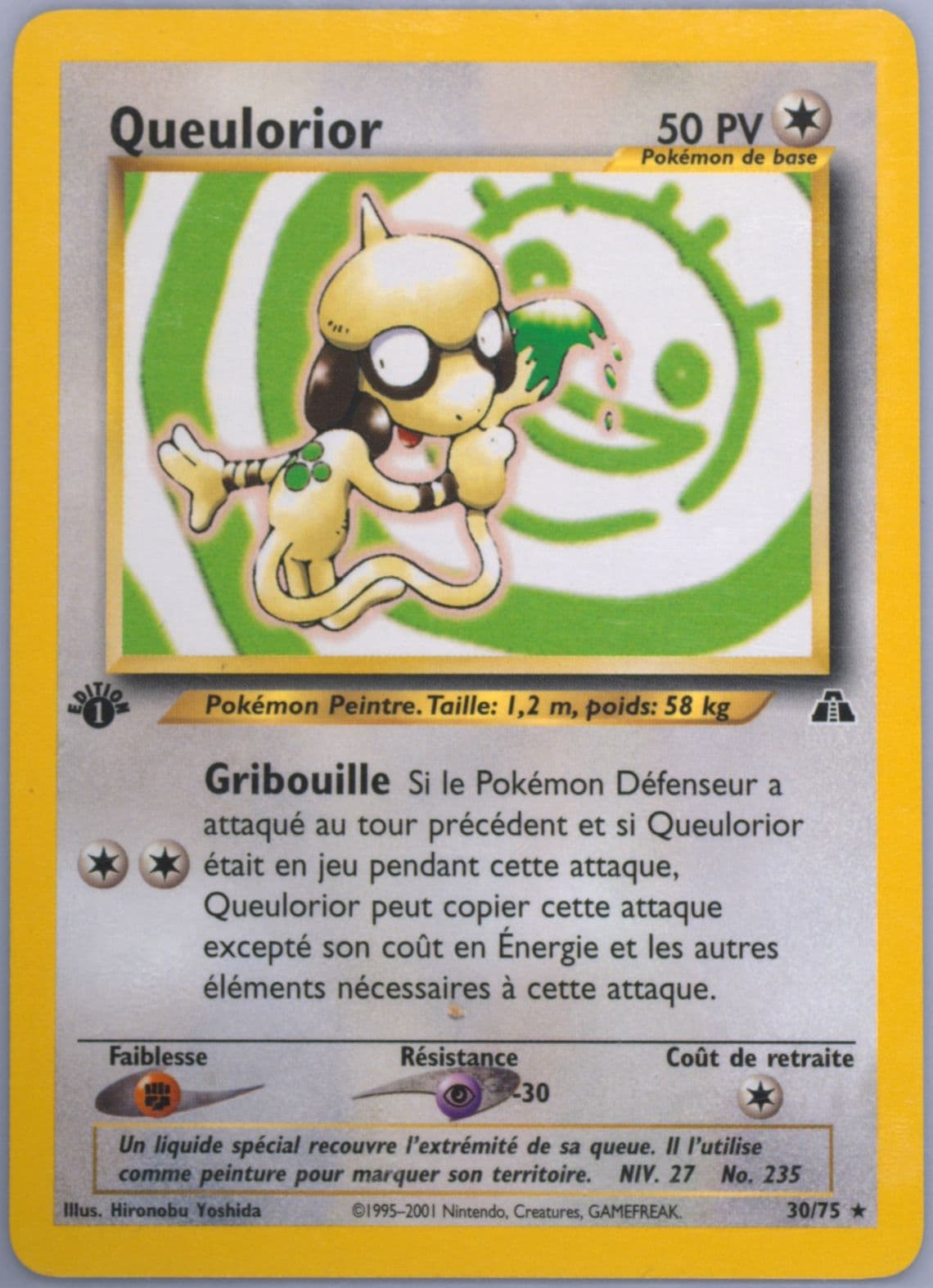 Queulorior French-1st Edition (30) 2001 Pokemon Neo Discovery