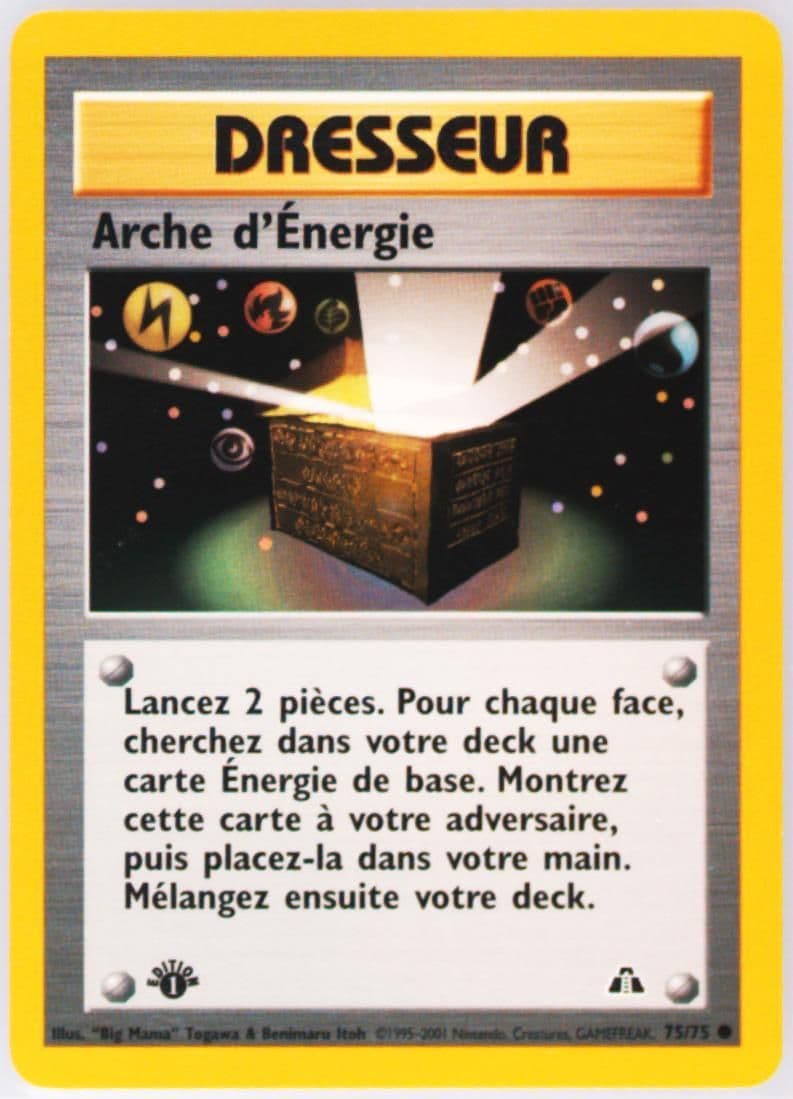 Arche D'Energie French-1st Edition (75) 2001 Pokemon Neo Discovery