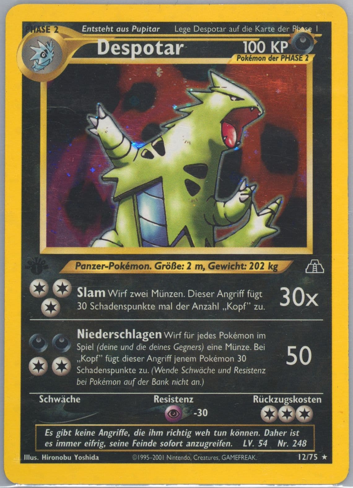 Despotar-Holo German-1st Edition (12) 2001 Pokemon Neo Discovery