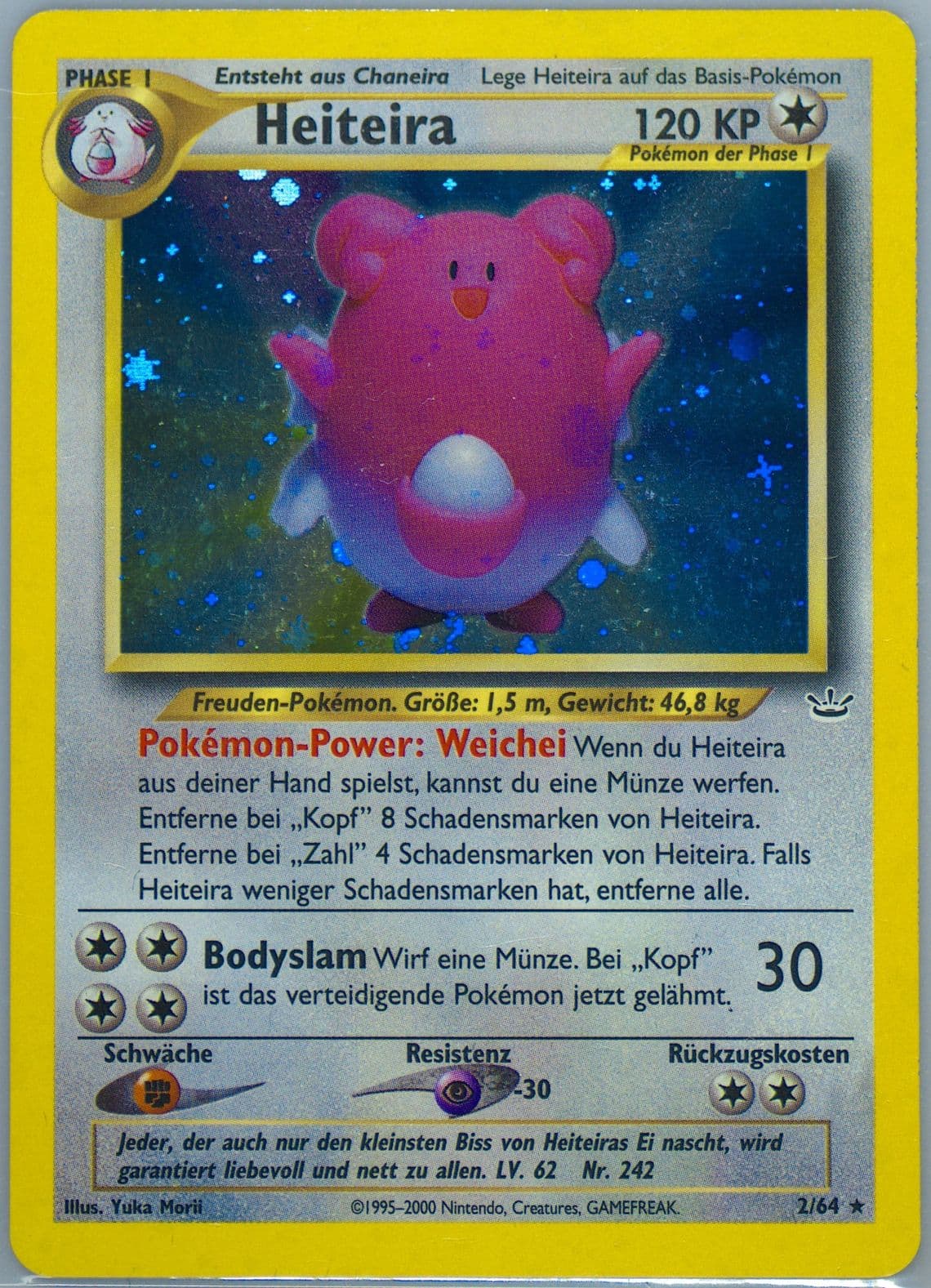 Heiteira-Holo (2) 2002 Pokemon German Neo Revelation