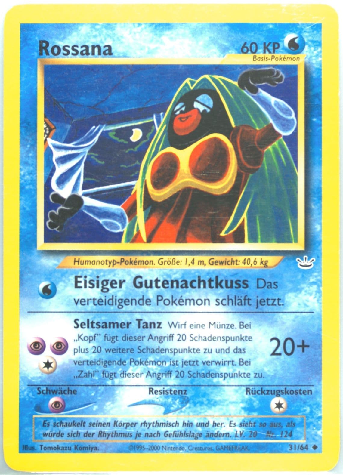 Rossana (31) 2002 Pokemon German Neo Revelation
