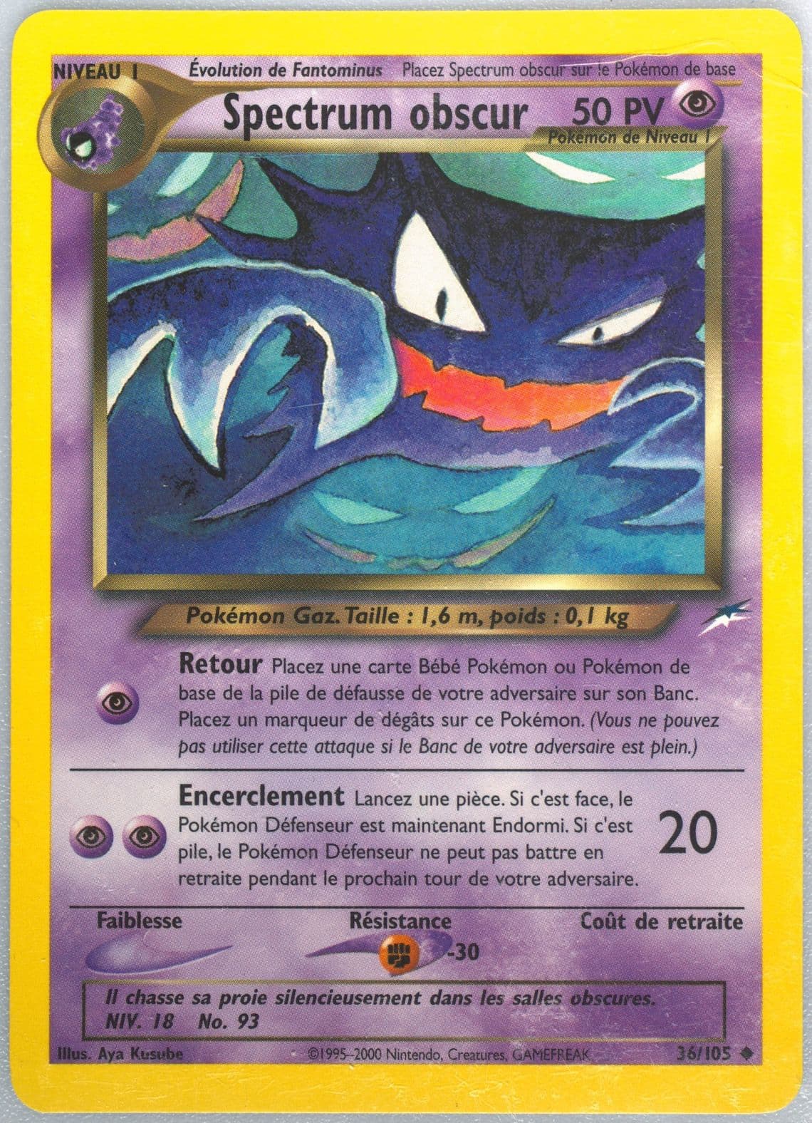 Spectrum Obscur French (36) 2002 Pokemon Neo Destiny