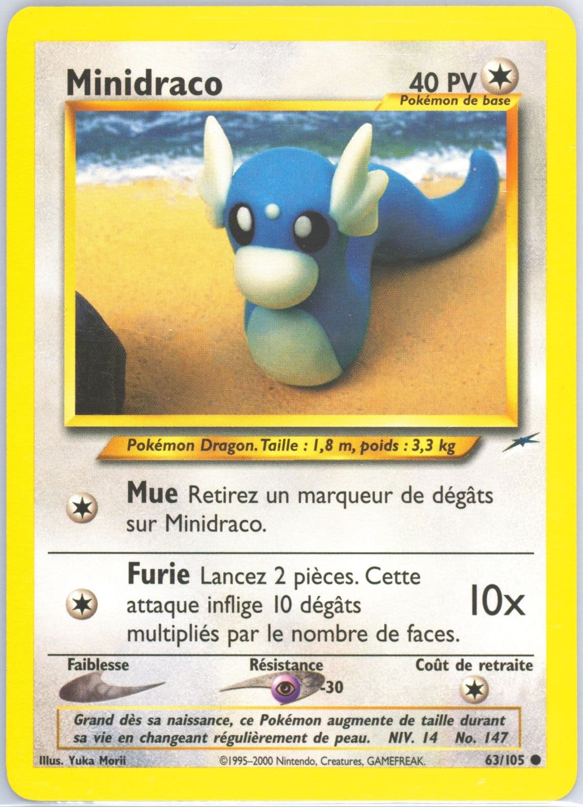 Minidraco French (63) 2002 Pokemon Neo Destiny