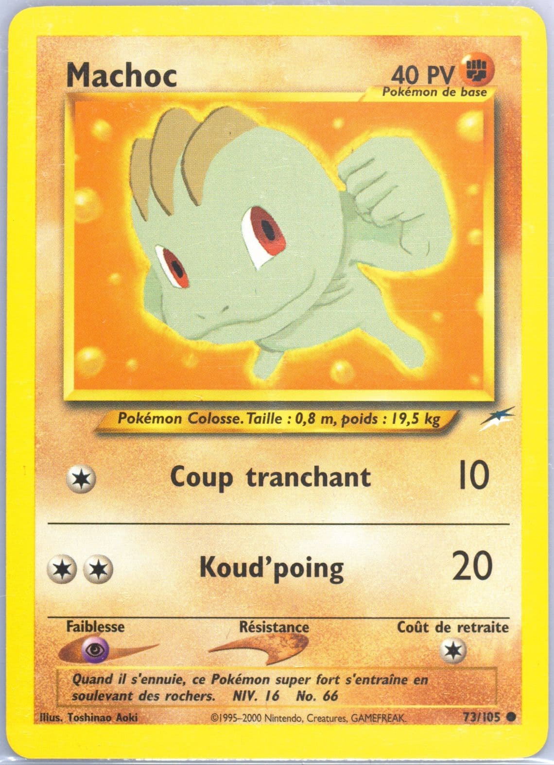 Machoc French (73) 2002 Pokemon Neo Destiny