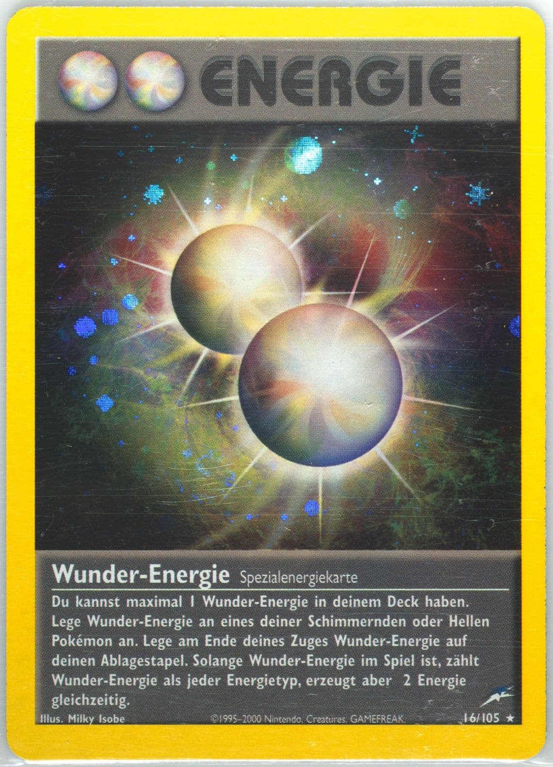 Wunder-Energie-Holo German (16) 2002 Pokemon Neo Destiny