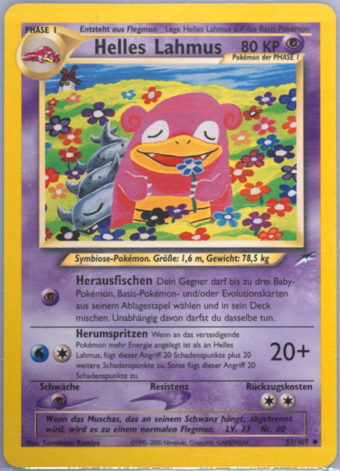 Helles Lahmus German (51) 2002 Pokemon Neo Destiny