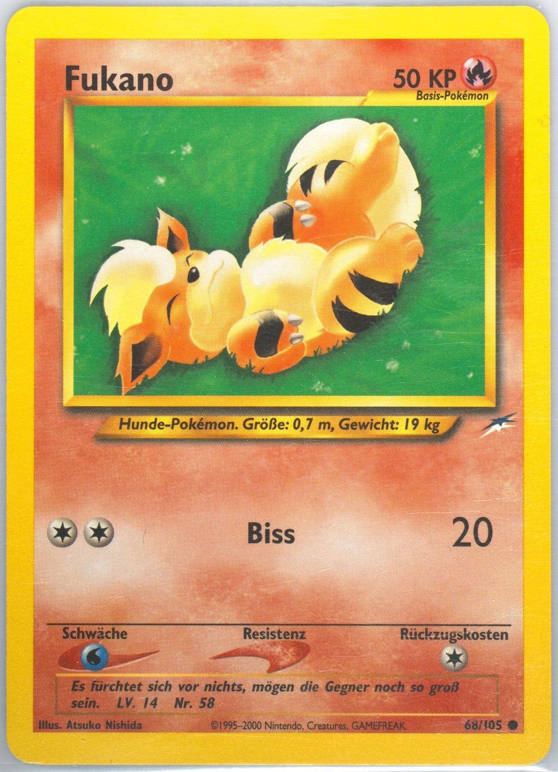 Fukano German (68) 2002 Pokemon Neo Destiny