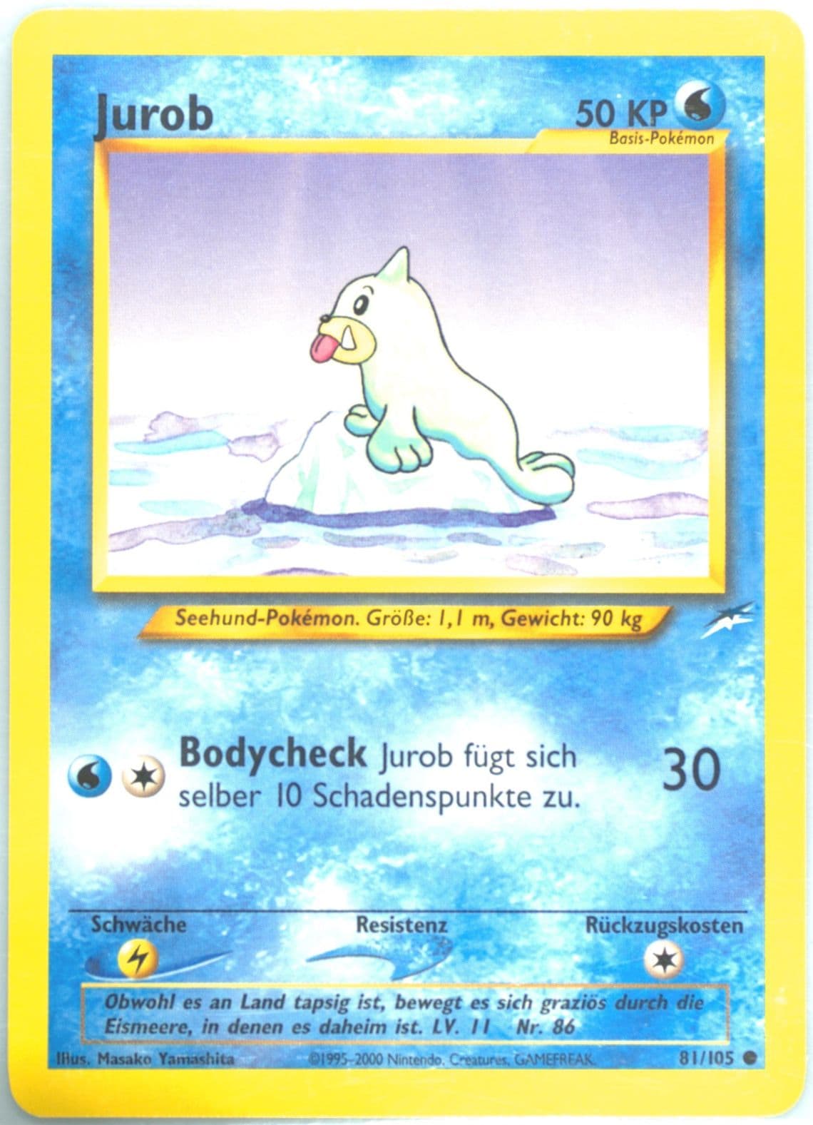 Jurob German (81) 2002 Pokemon Neo Destiny