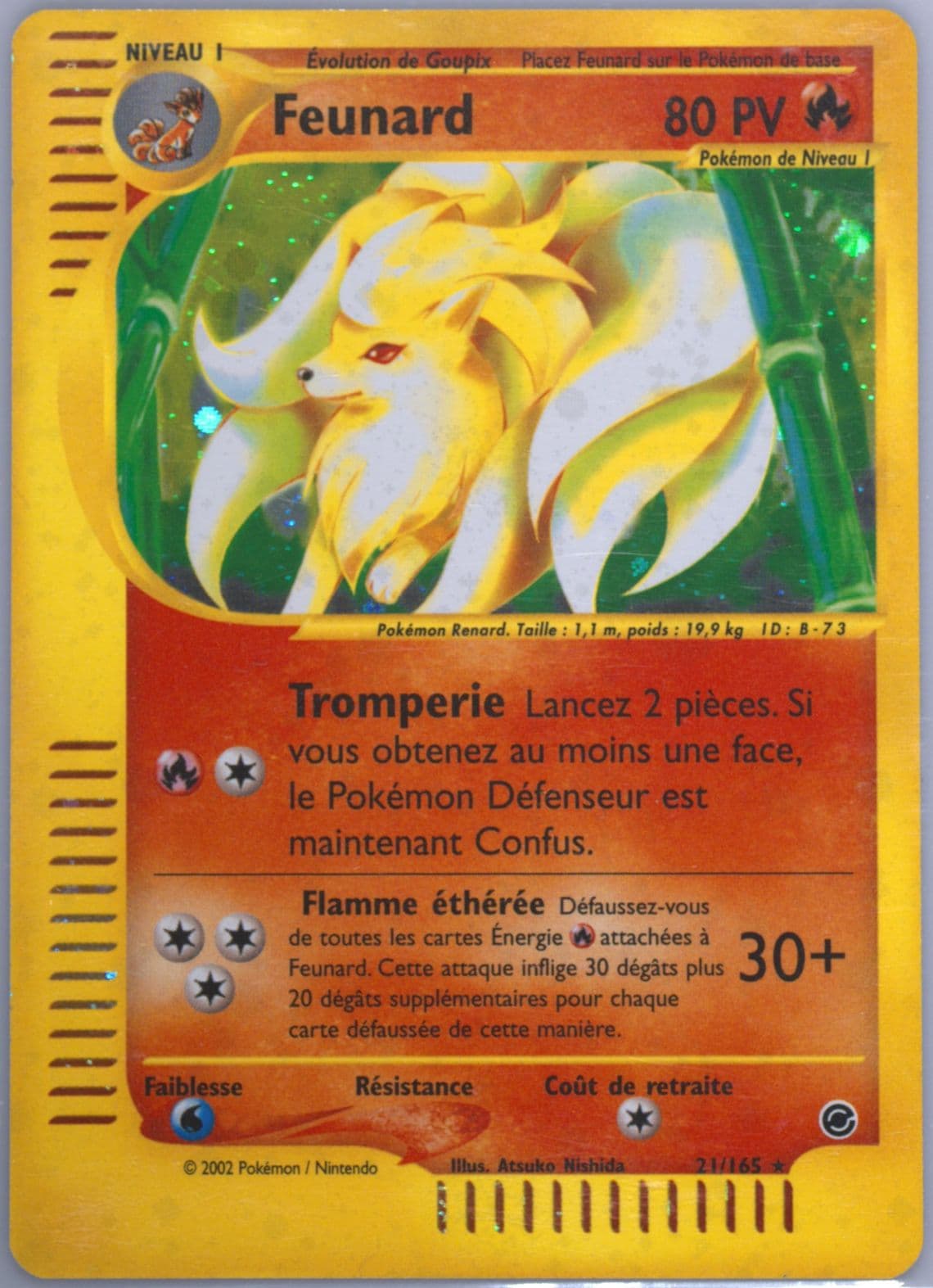 Feunard-Holo (21) 2003 Pokemon French Expedition