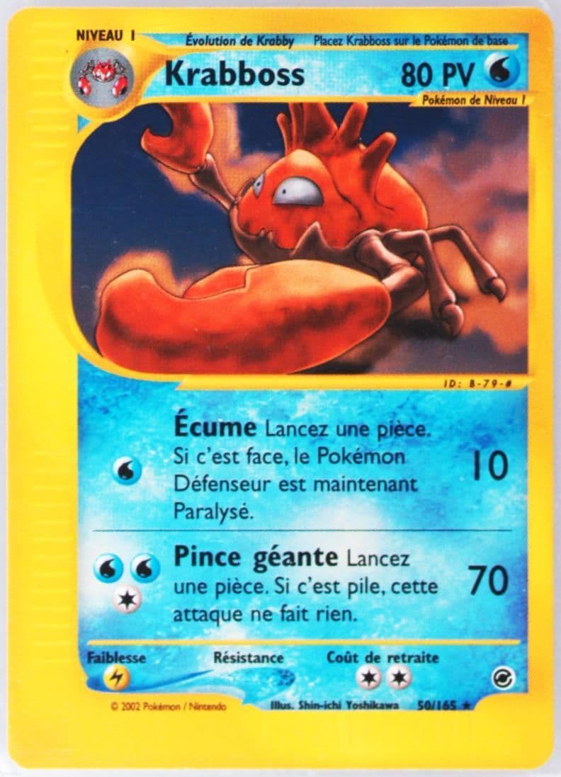Krabboss (50) 2003 Pokemon French Expedition