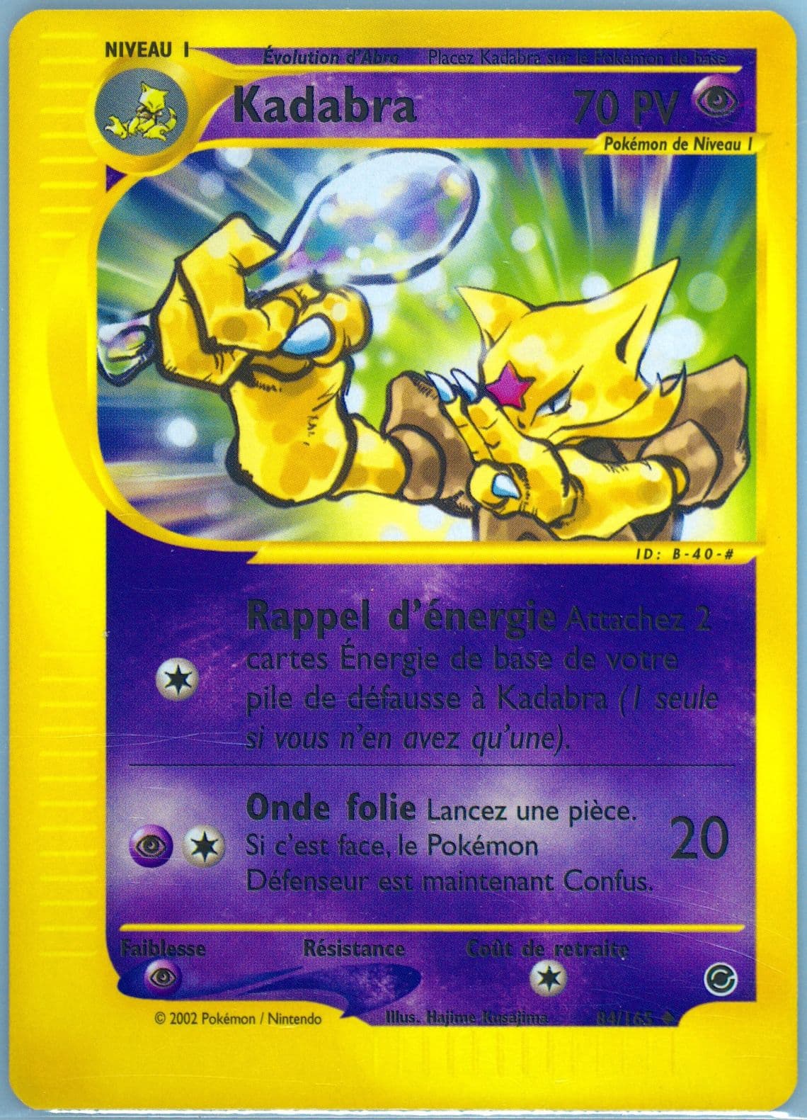 Kadabra (84) 2003 Pokemon French Expedition