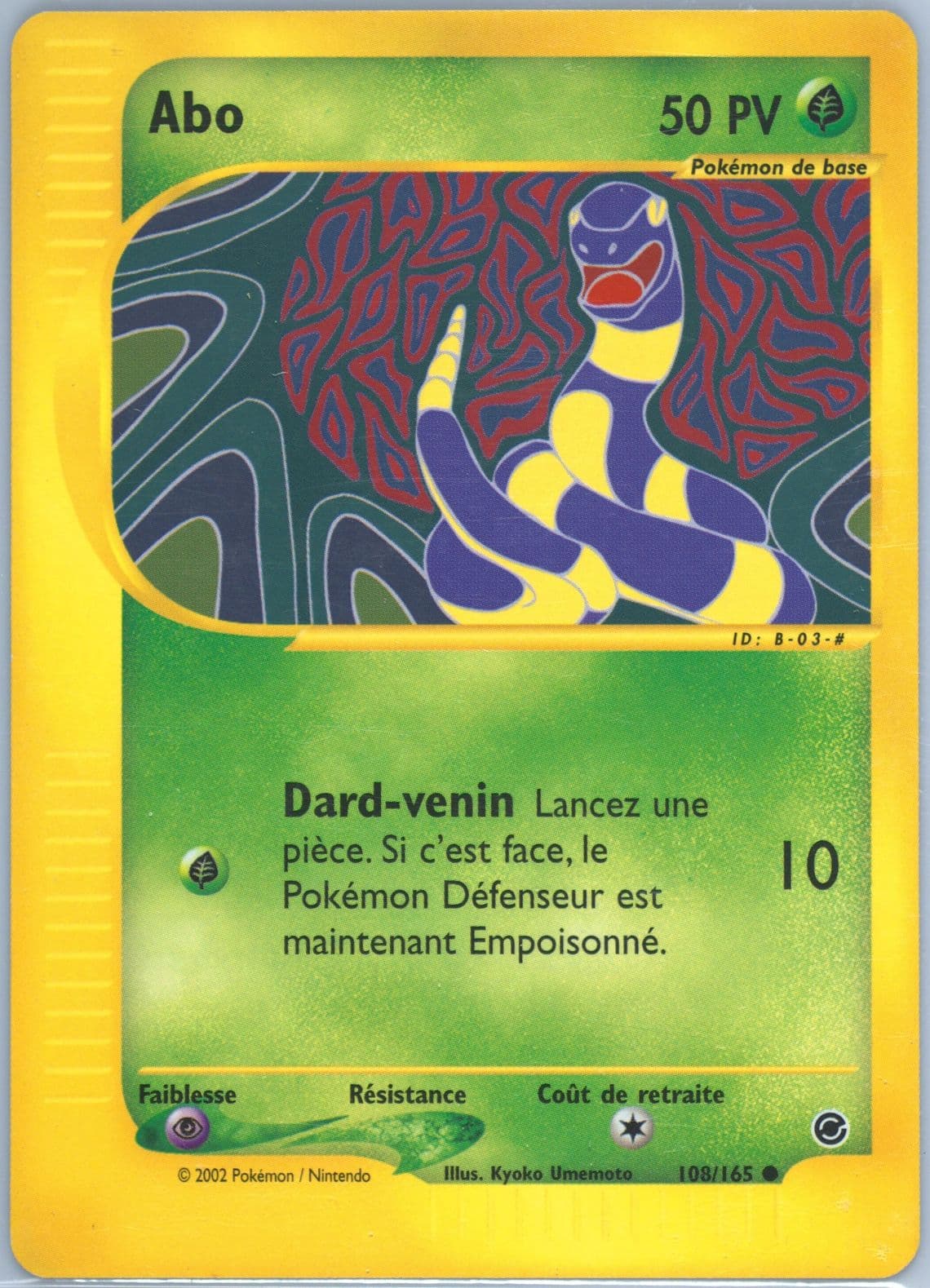 Abo (108) 2003 Pokemon French Expedition