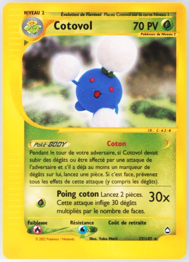 Cotovol French (17) 2003 Pokemon Aquapolis