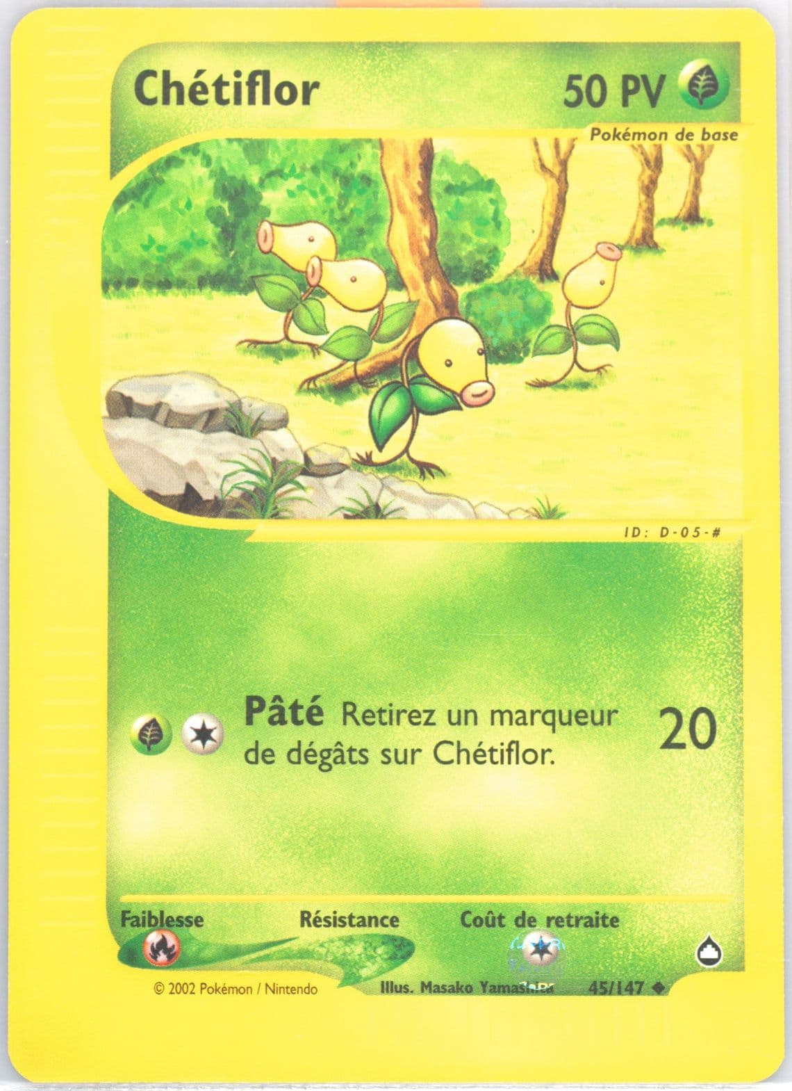 Chetiflor French (45) 2003 Pokemon Aquapolis