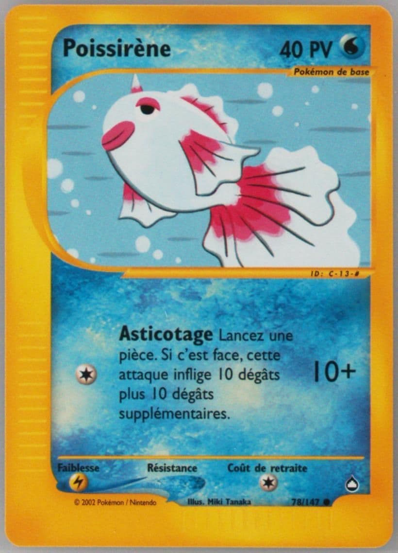 Poissirène French (78) 2003 Pokemon Aquapolis