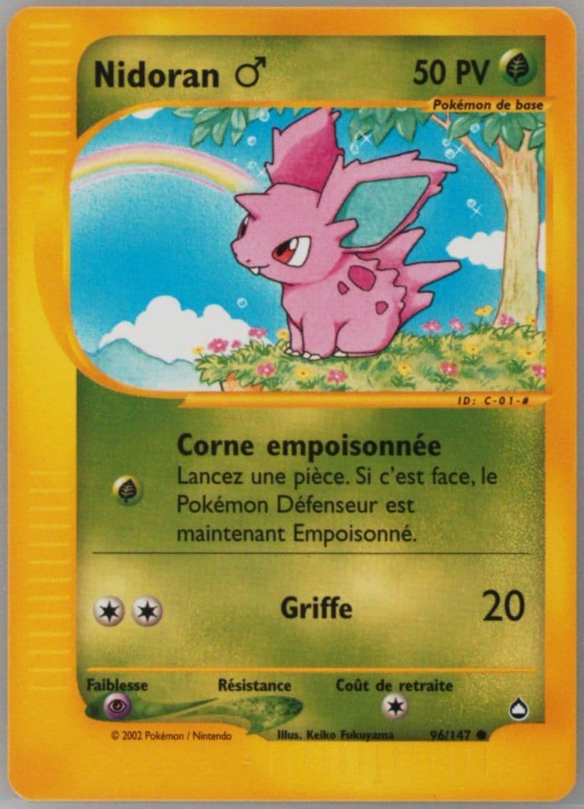 Nidoran French (96) 2003 Pokemon Aquapolis