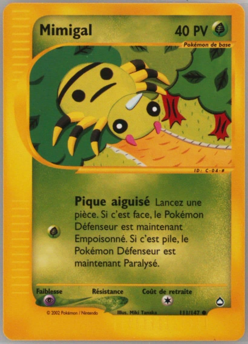 Mimigal French (111) 2003 Pokemon Aquapolis