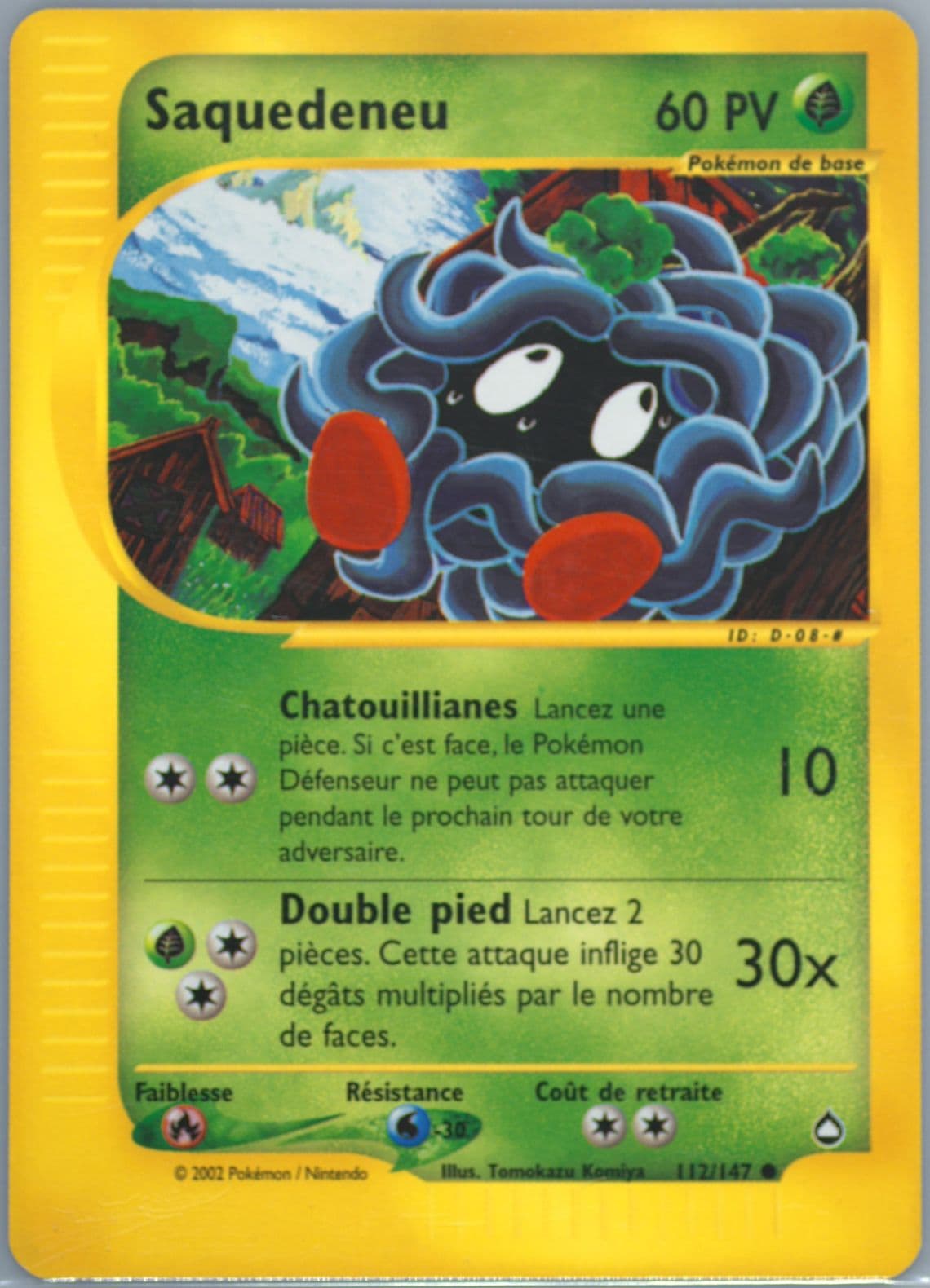 Saquedeneu French (112) 2003 Pokemon Aquapolis