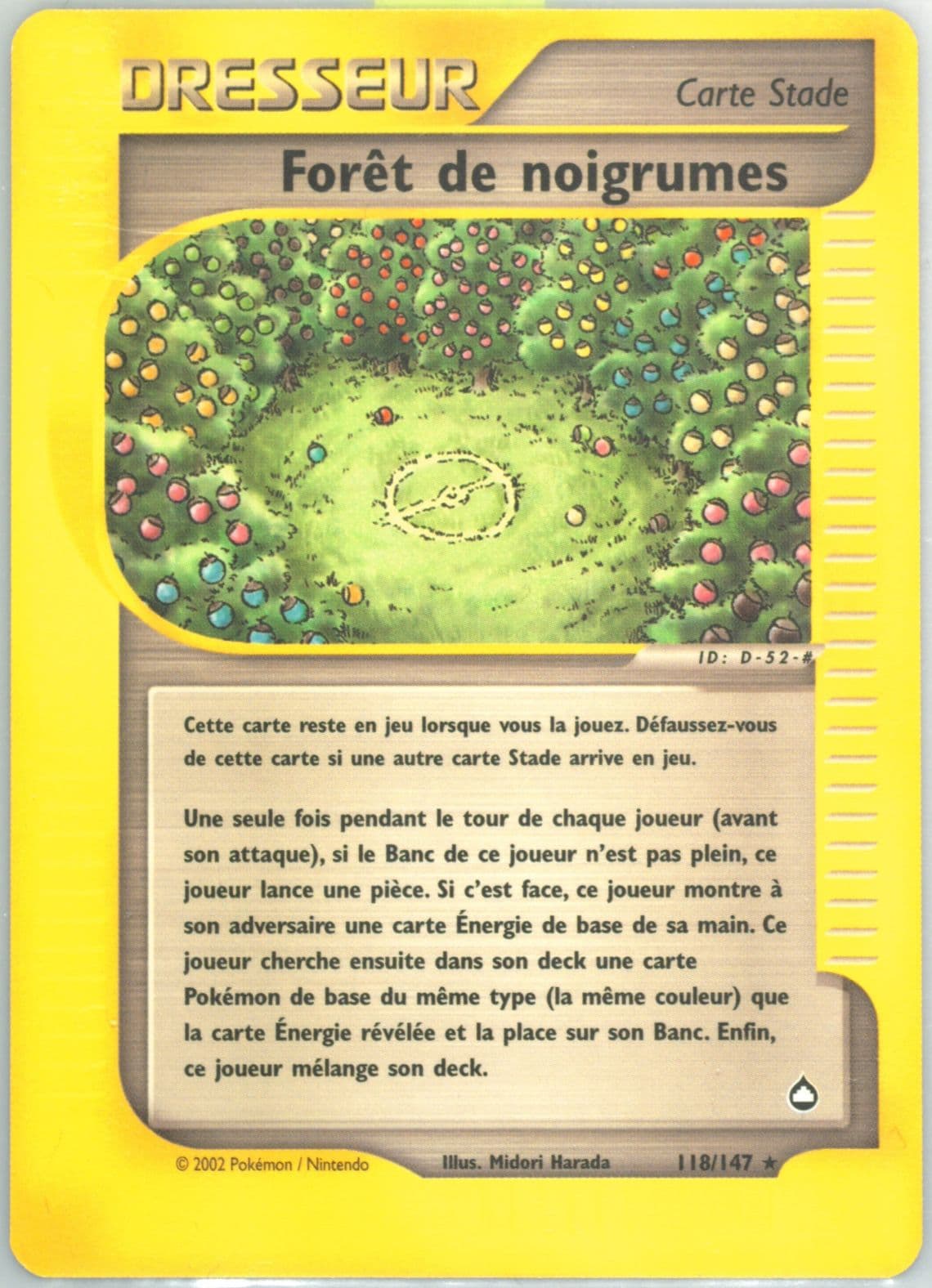 Foret de Noigrumes French (118) 2003 Pokemon Aquapolis