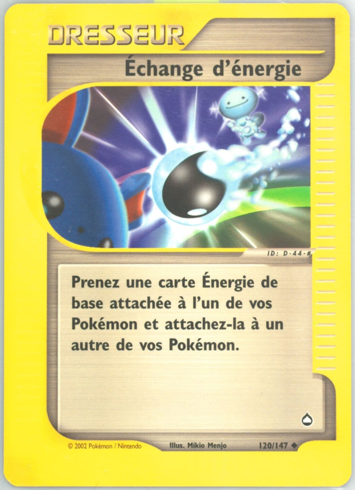 Echange D'Energie French (120) 2003 Pokemon Aquapolis