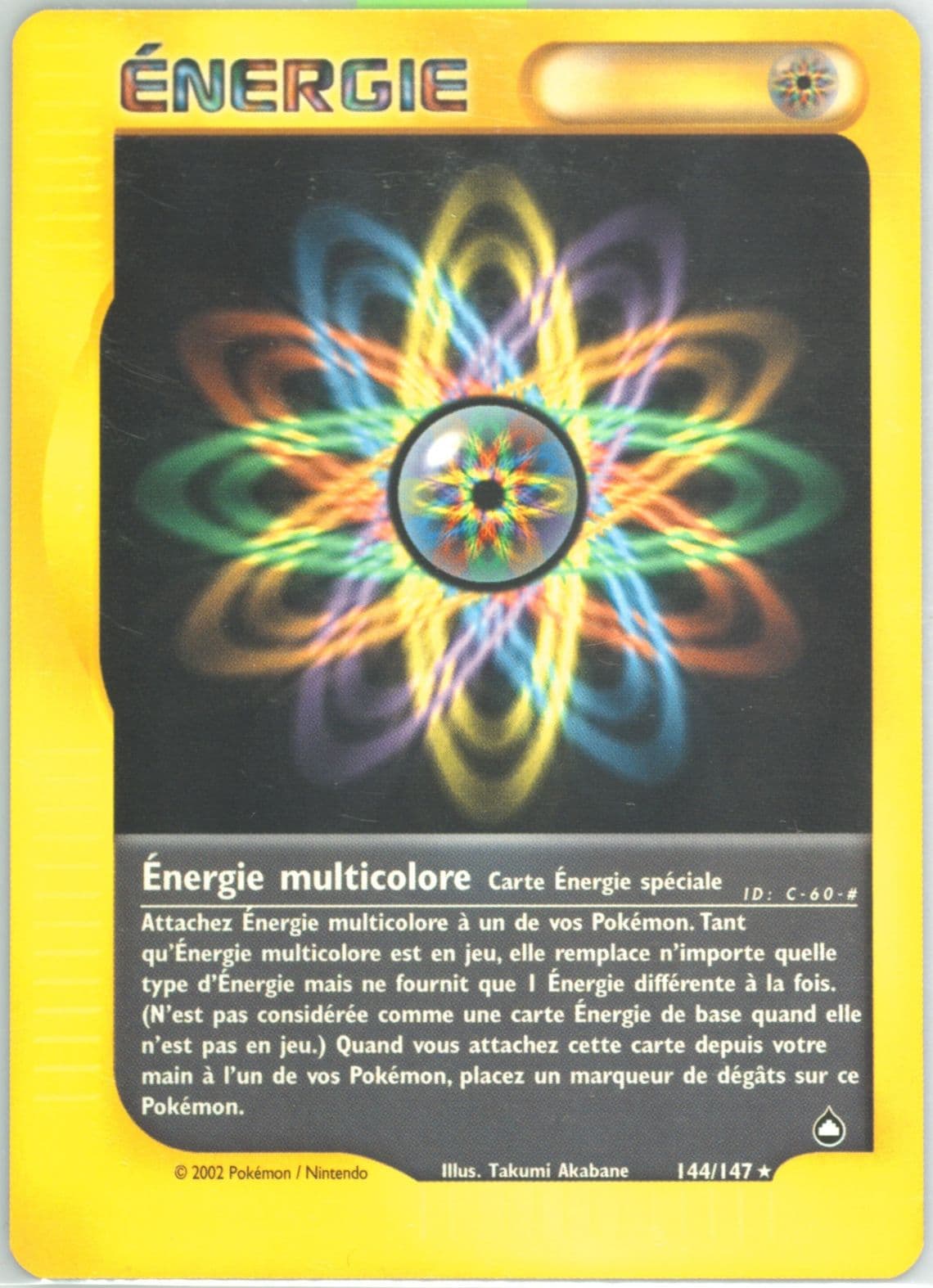 Energie Multicolore French (144) 2003 Pokemon Aquapolis