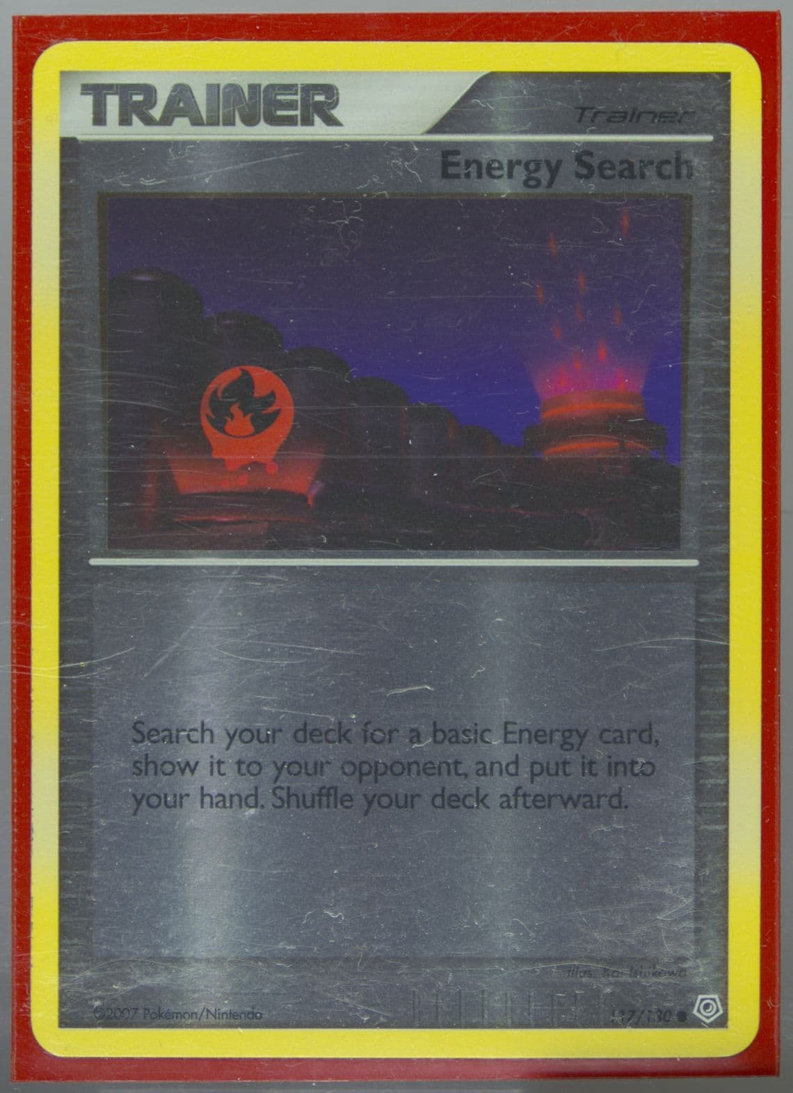 Energy Search-Reverse Foil (117) 2007 Pokemon Diamond & Pearl
