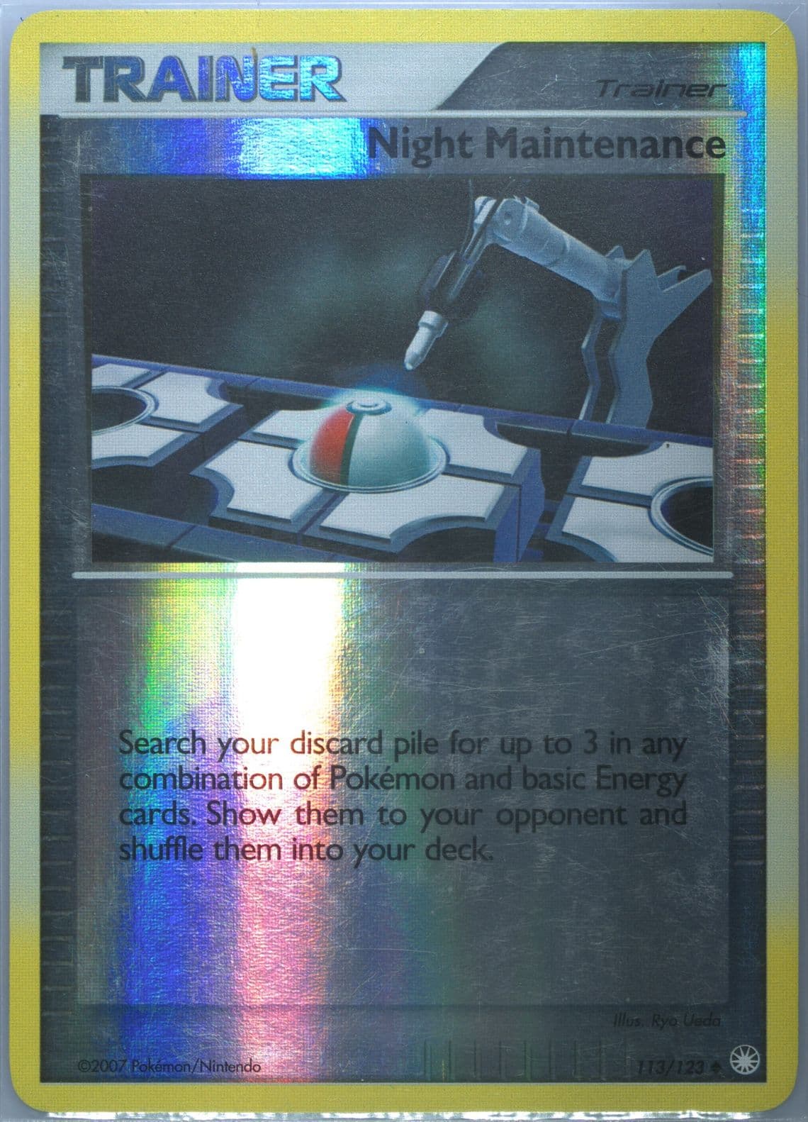 Night Maintenance-Reverse Foil (113) 2007 Pokemon Diamond & Pearl Mysterious Treasures