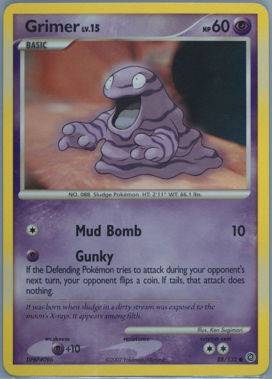 Grimer (88) 2007 Pokemon Diamond & Pearl Secret Wonders