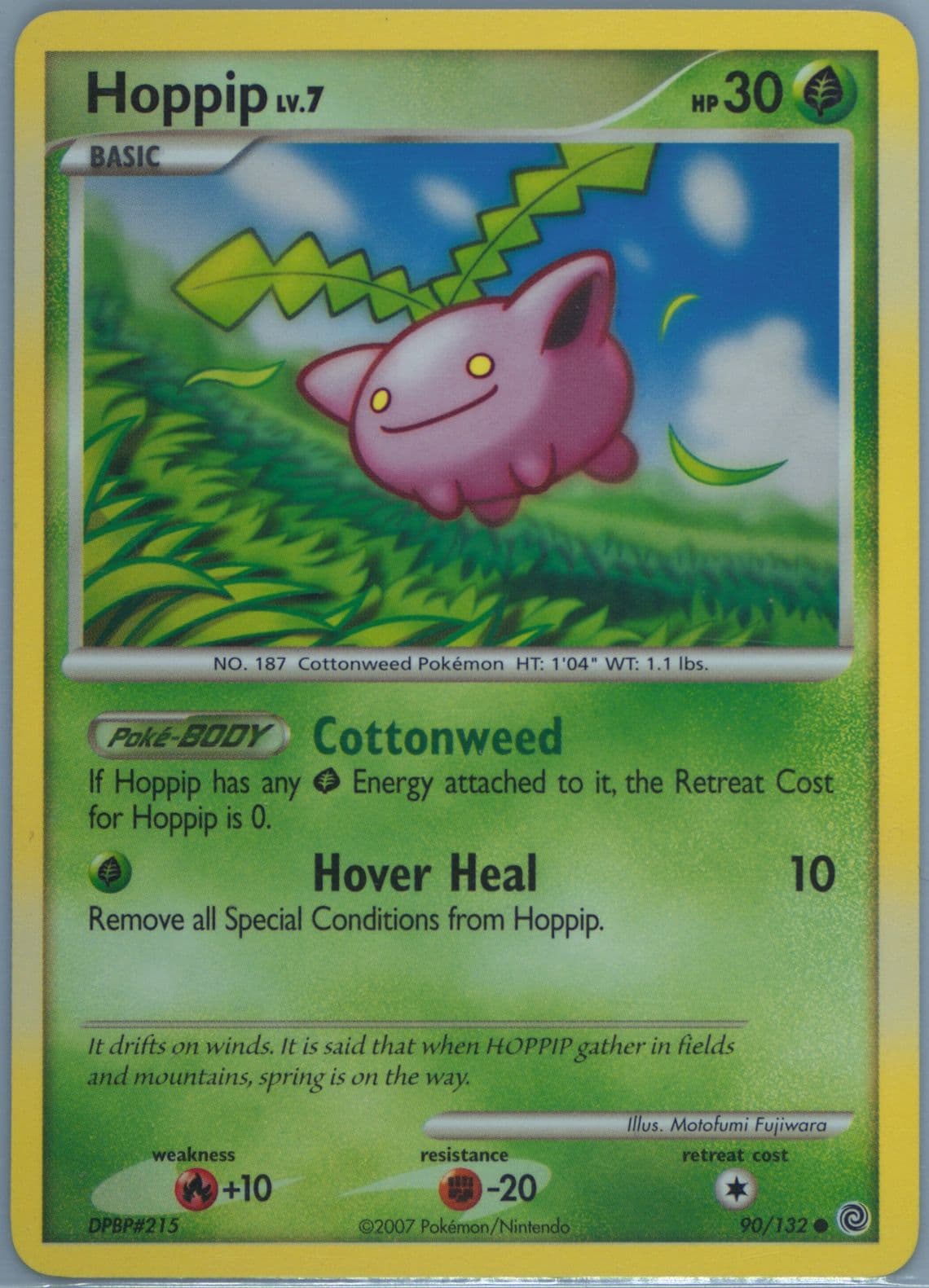 Hoppip (90) 2007 Pokemon Diamond & Pearl Secret Wonders
