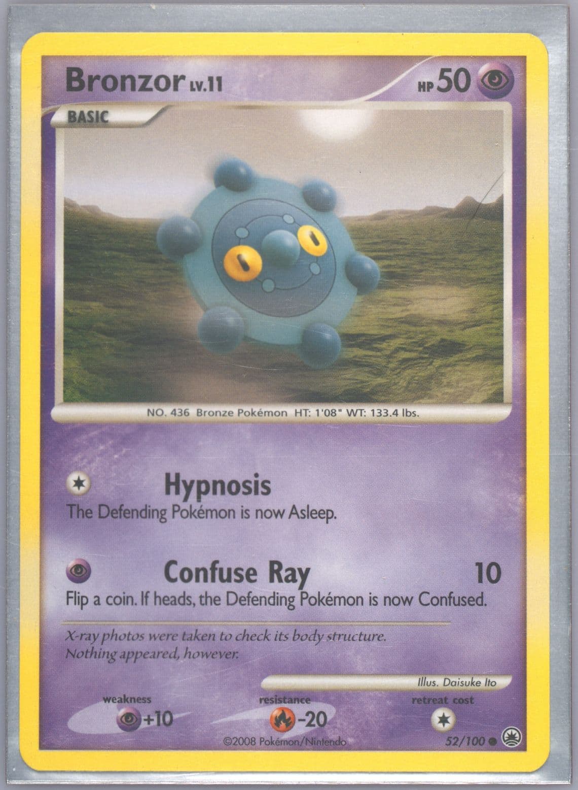 Bronzor (52) 2008 Pokemon Diamond & Pearl Majestic Dawn