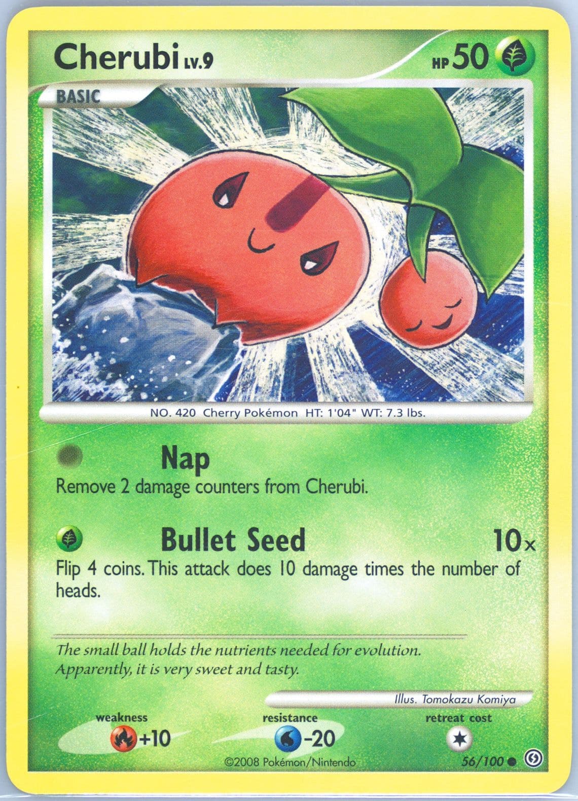 Cherubi (56) 2008 Pokemon Diamond & Pearl Stormfront