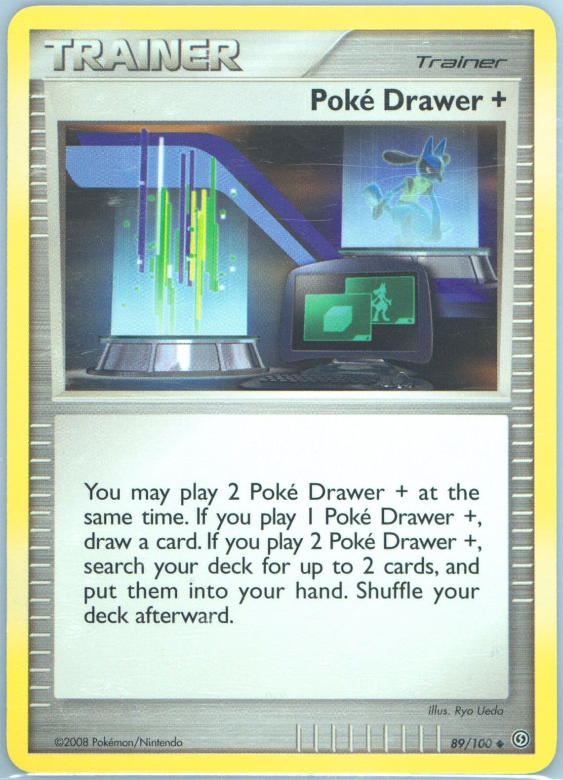 Poke Drawer + (89) 2008 Pokemon Diamond & Pearl Stormfront