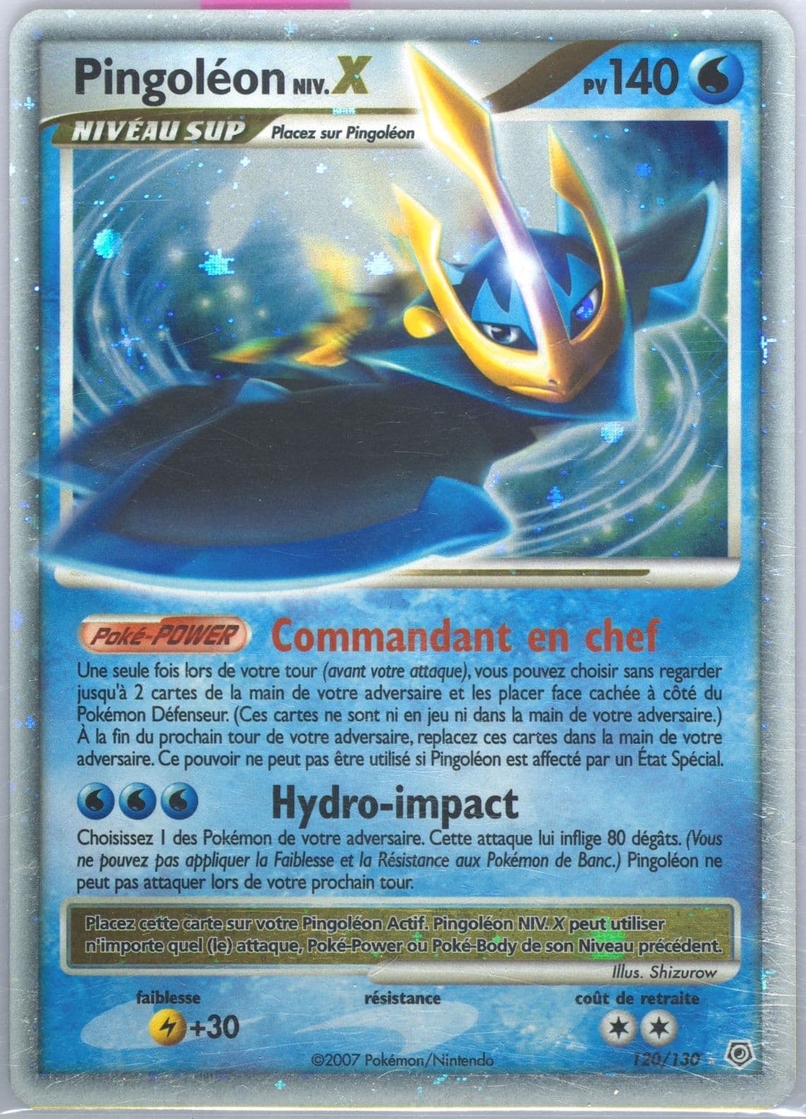 Pingoleon Niv.X-Holo French (120) 2007 Pokemon Diamond & Pearl