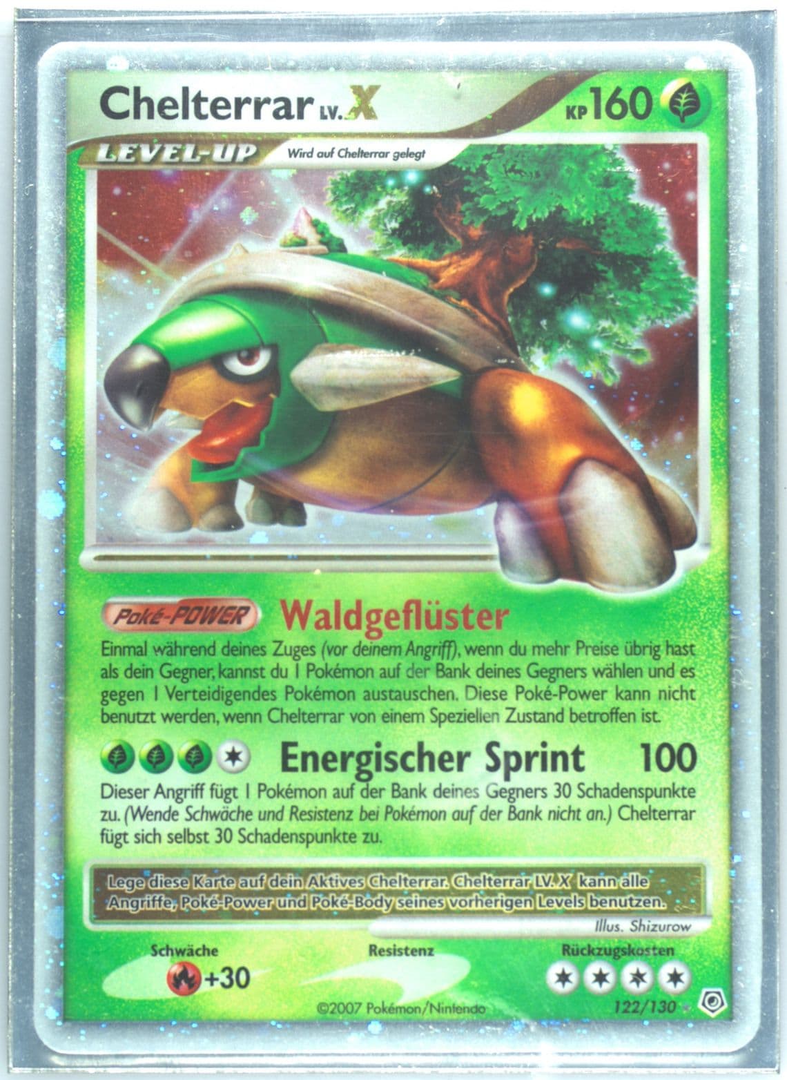 Chelterrar LV. X-Holo German (122) 2007 Pokemon Diamond & Pearl
