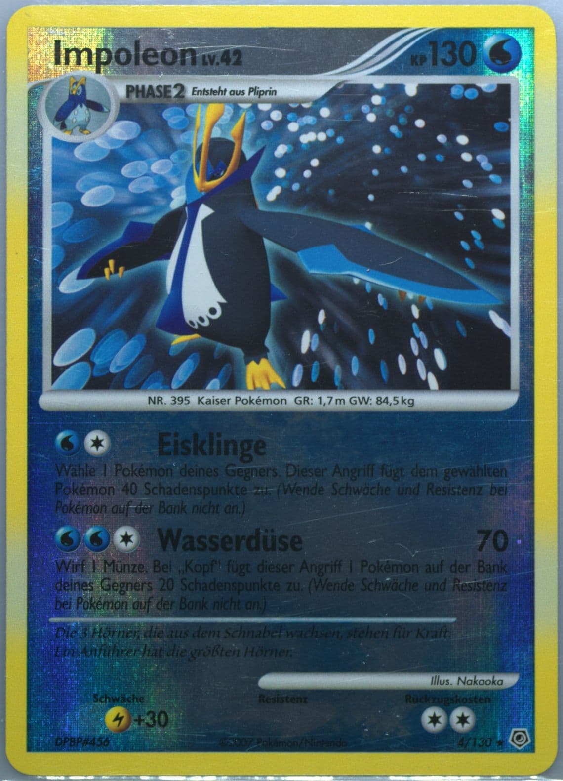 Impoleon-Reverse Foil German (4) 2007 Pokemon Diamond & Pearl