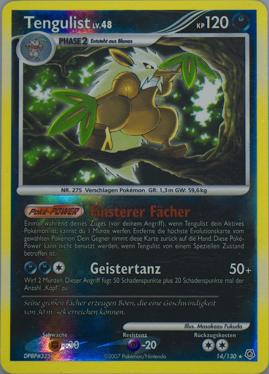 Tengulist-Reverse Foil German (14) 2007 Pokemon Diamond & Pearl