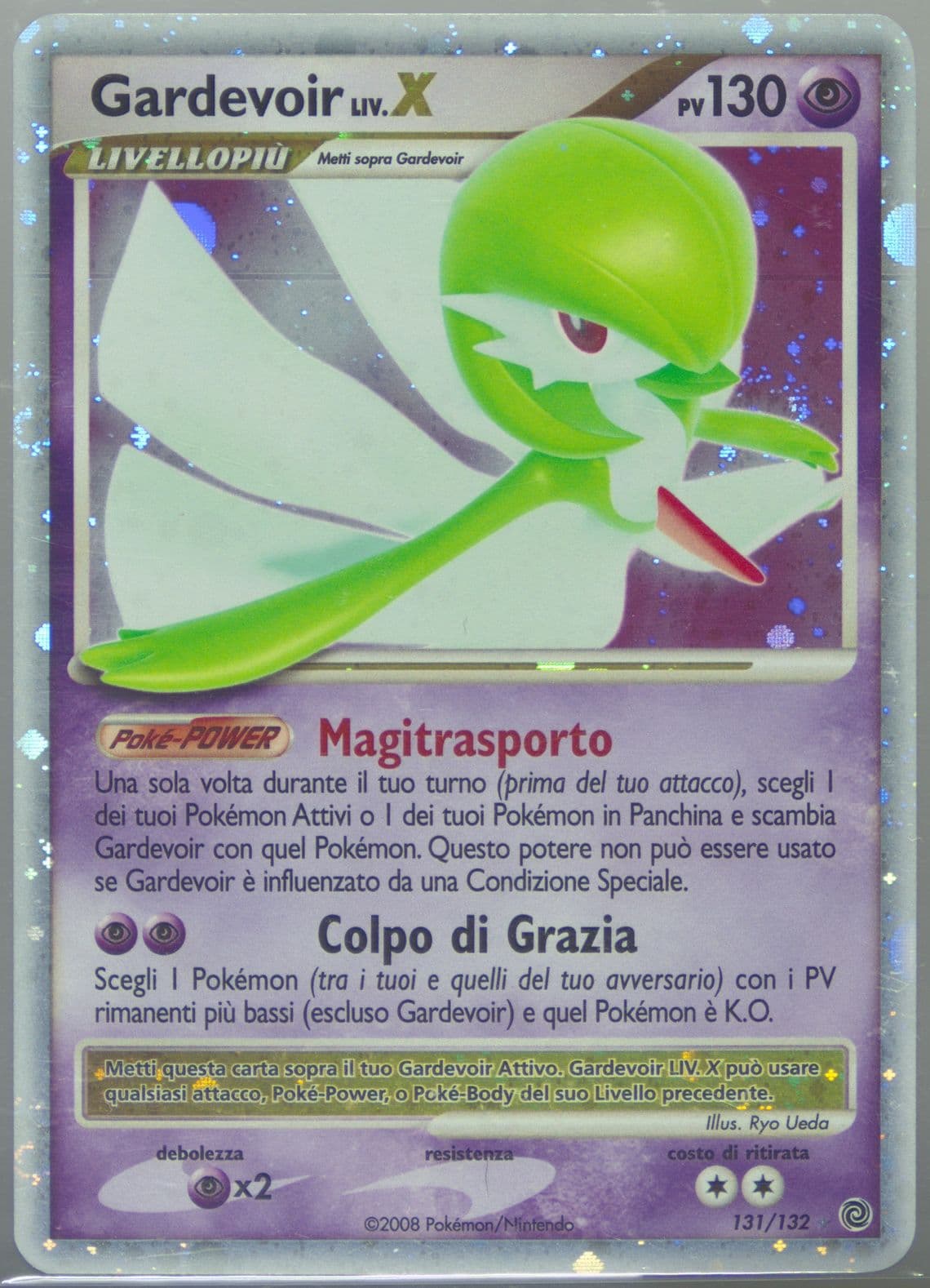 Gardevoir LIV.X-Holo Italian (131) 2007 Pokemon Diamond & Pearl Secret Wonders