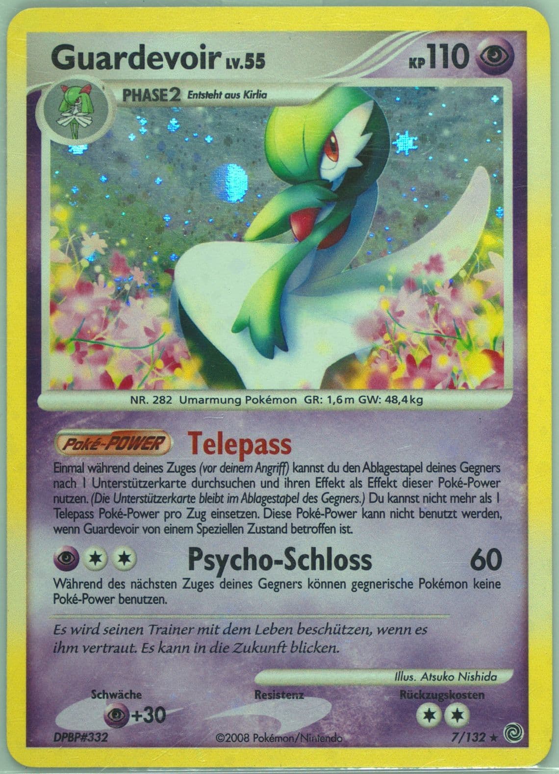 Guardevoir-Holo (7) 2008 Pokemon German Diamond & Pearl Secret Wonders