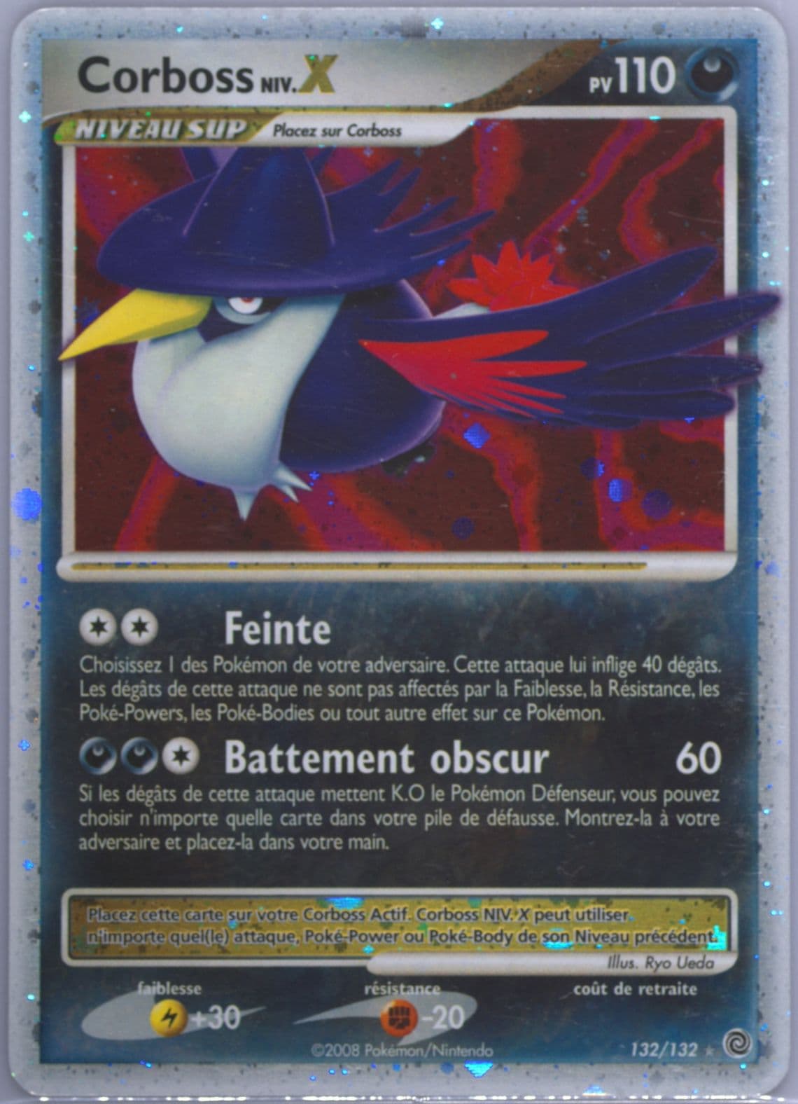 Corboss Niv.X-Holo (132) 2008 Pokemon French Diamond & Pearl Secret Wonders