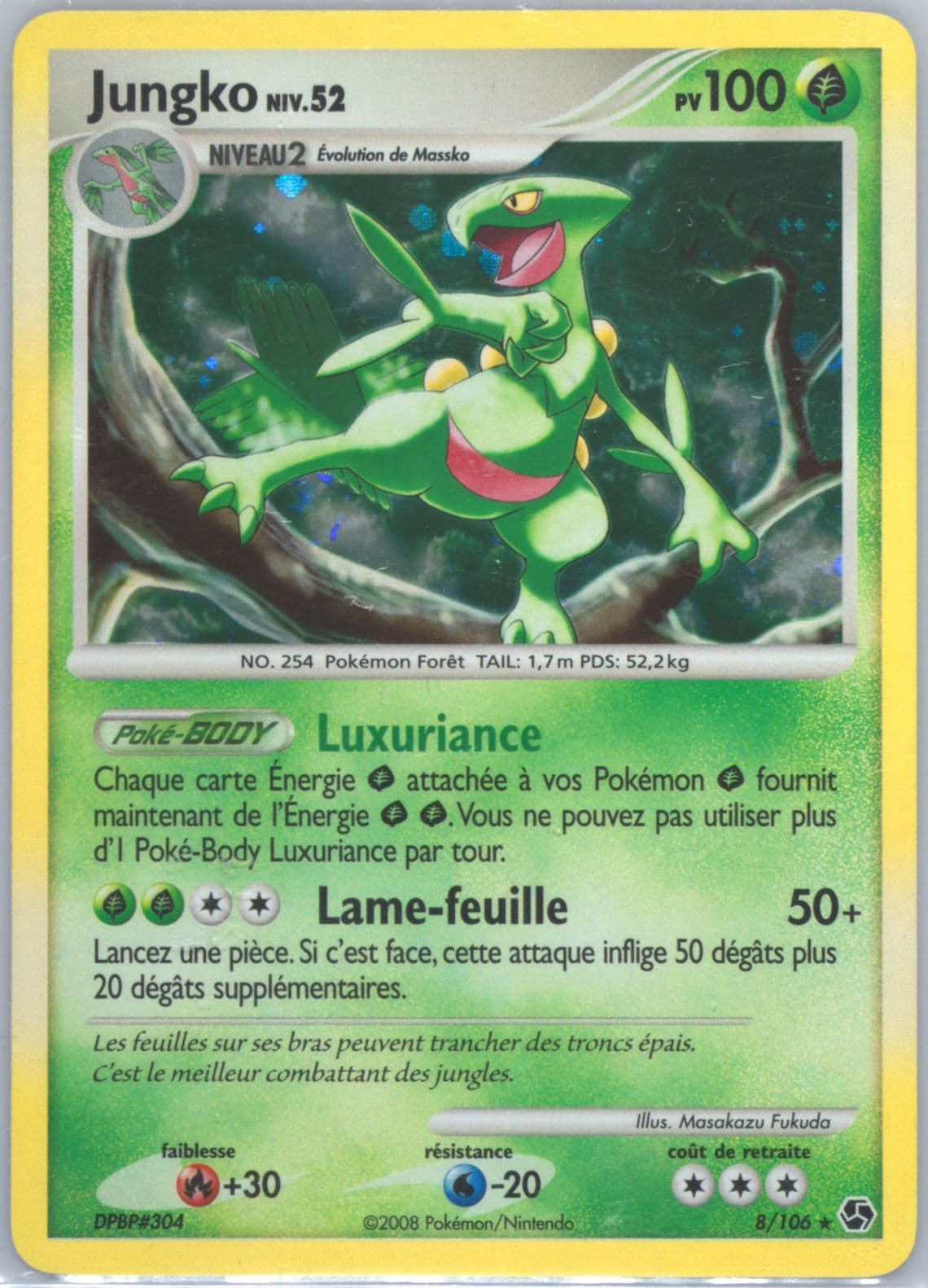 Jungko-Holo French (8) 2008 Pokemon Diamond & Pearl Great Encounters
