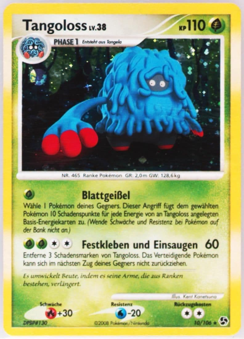 Tangoloss-Holo German (10) 2008 Pokemon Diamond & Pearl Great Encounters
