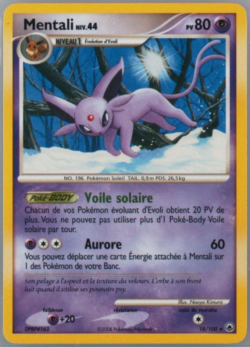 Mentali French (18) 2008 Pokemon Diamond & Pearl Majestic Dawn