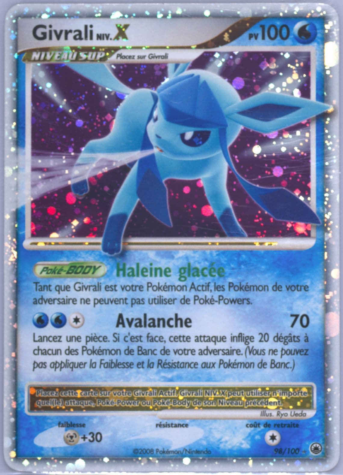 Givrali Niv.X-Holo French (98) 2008 Pokemon Diamond & Pearl Majestic Dawn