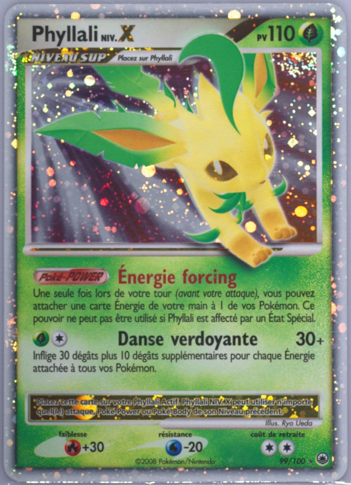 Phyllali Niv.X-Holo French (99) 2008 Pokemon Diamond & Pearl Majestic Dawn