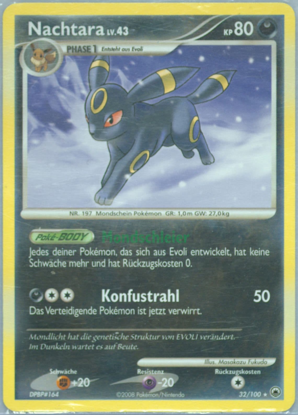 Nachtara German (32) 2008 Pokemon Diamond & Pearl Majestic Dawn