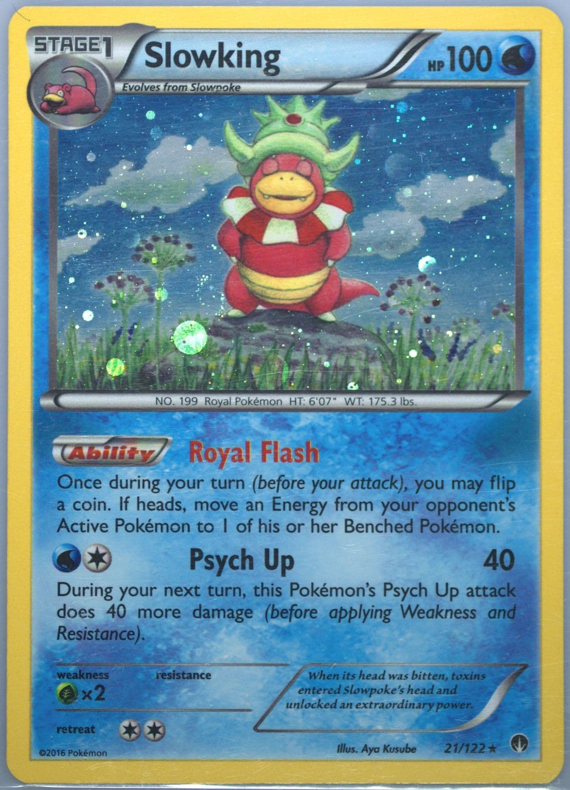 Slowking Wave Slasher Theme Deck (21) 2016 Pokemon XY Breakpoint