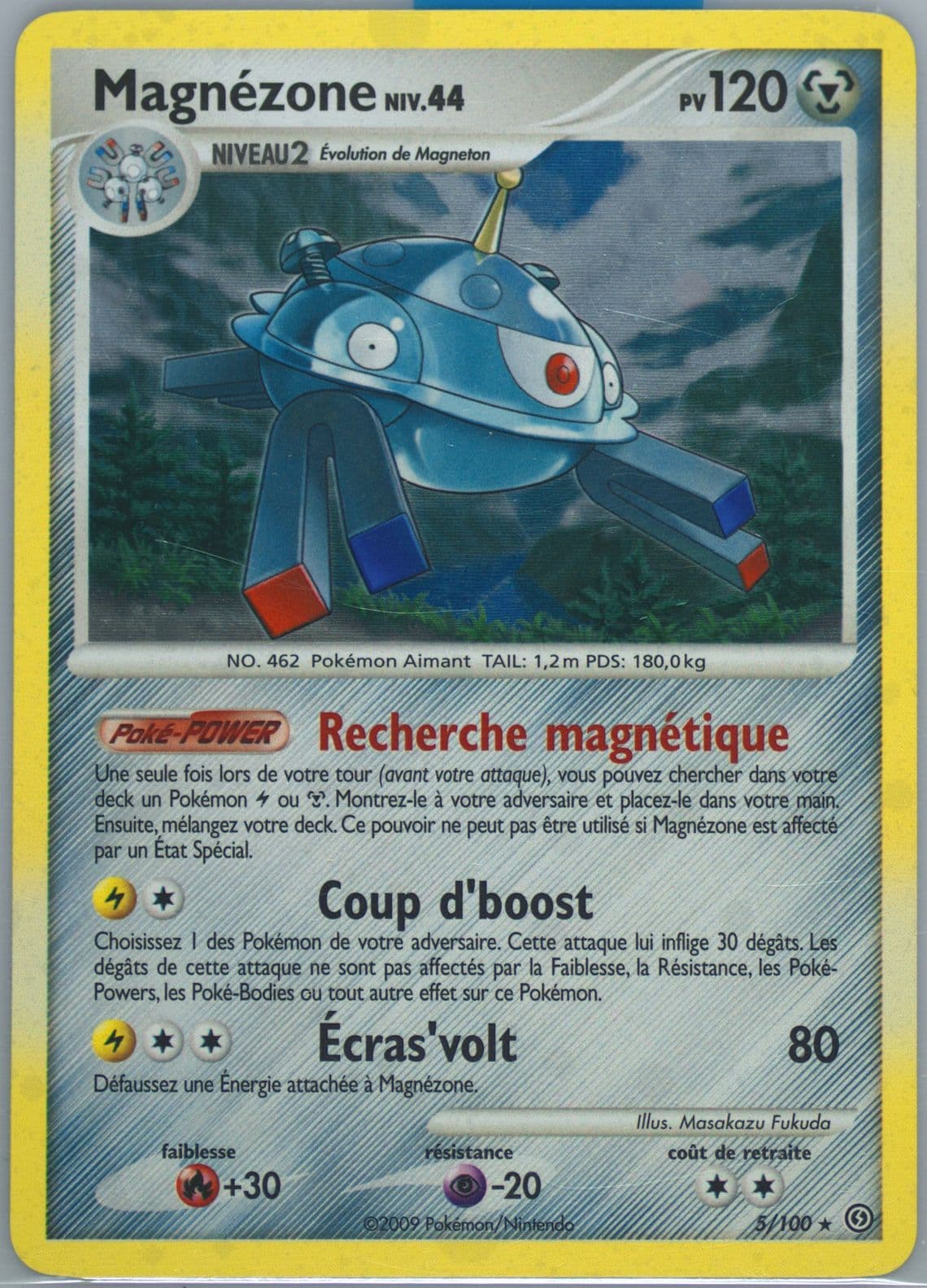 Magnezone-Holo (5) 2009 Pokemon French Diamond & Pearl Stormfront