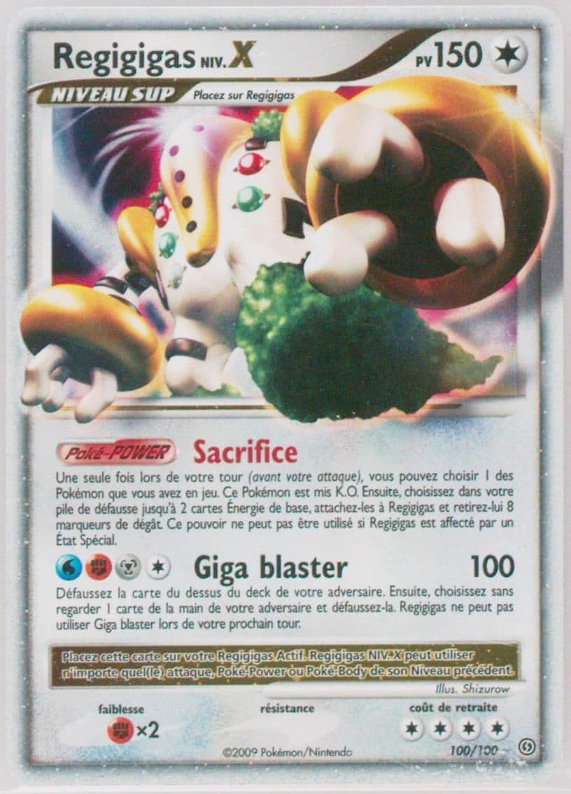Regigigas Niv.X-Holo (100) 2009 Pokemon French Diamond & Pearl Stormfront